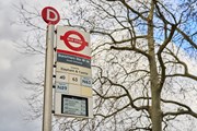 TfL Image - New bus Countdown board - Blackfriars Stn: TfL Image - New bus Countdown board - Blackfriars Stn