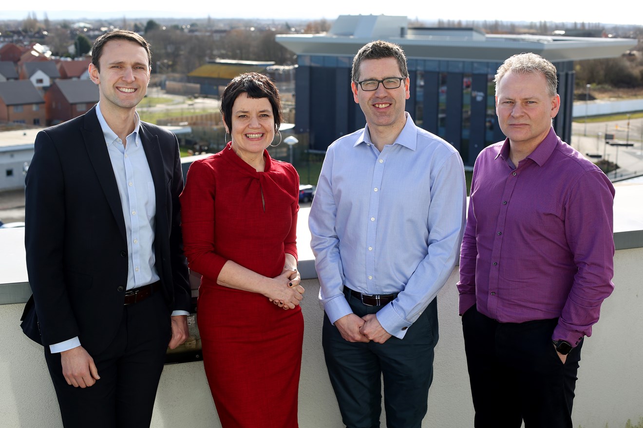 Teesside University joins Siemens Connected Curriculum: David Hughes, Siobhan Fenton, Steve Jones, Alan Wardle