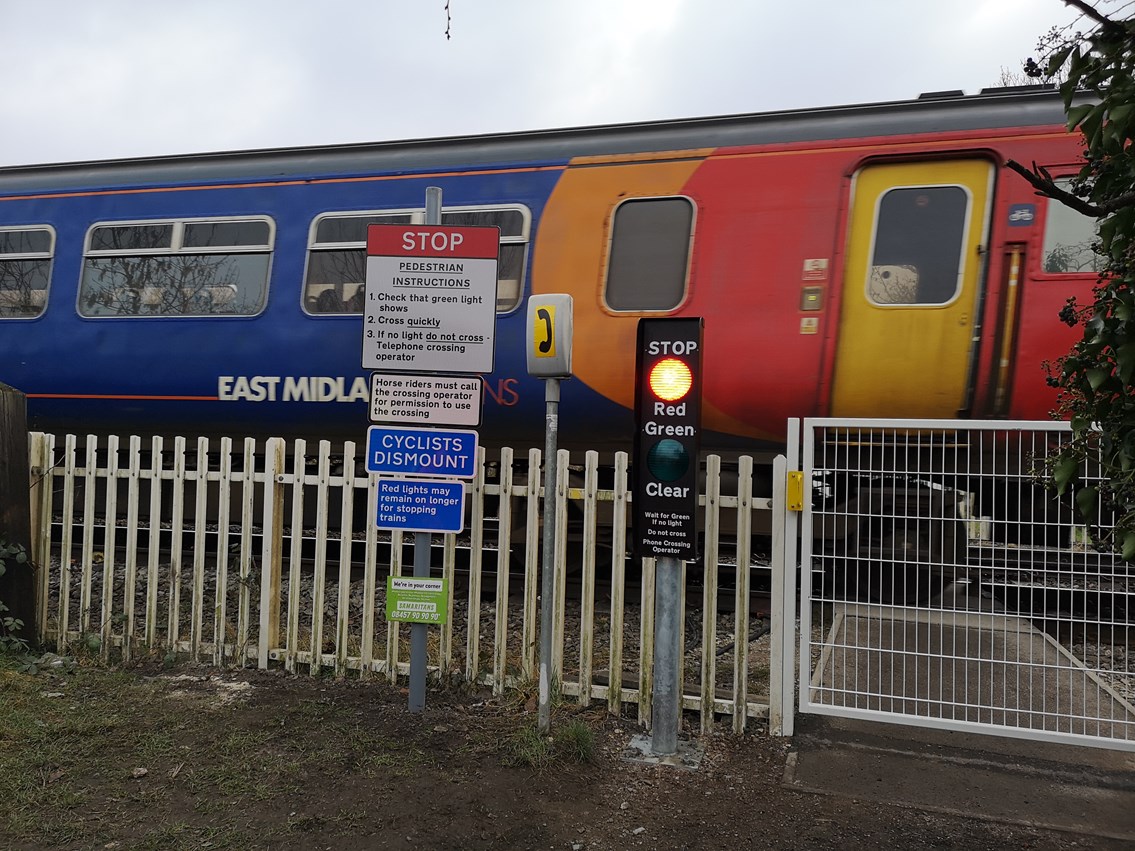 Safety improvements to Nottinghamshire level crossing completed 2
