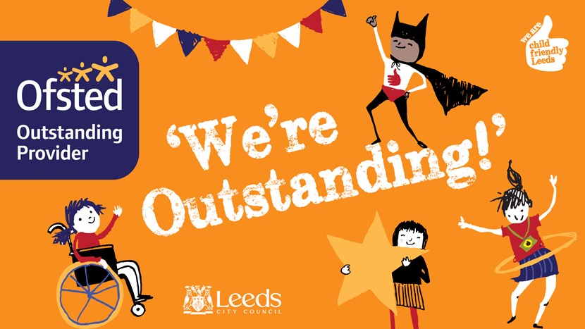Praise for Leeds City Council staff and partners as Ofsted rates children’s services ‘outstanding’ again: CMT22-039 CFL OfSted announcement 1920x1080px