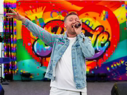 Karl M performer for Dudley Pride