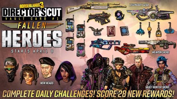 Borderlands 3's Director's Cut adds diamond keys and a new loot armory