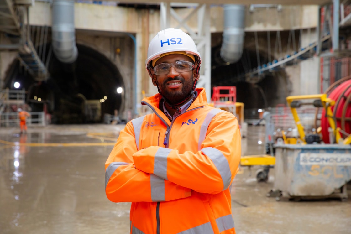 Joshua Savage quit his job as a teacher to begin an apprenticeship with HS2s construction partner SCS
