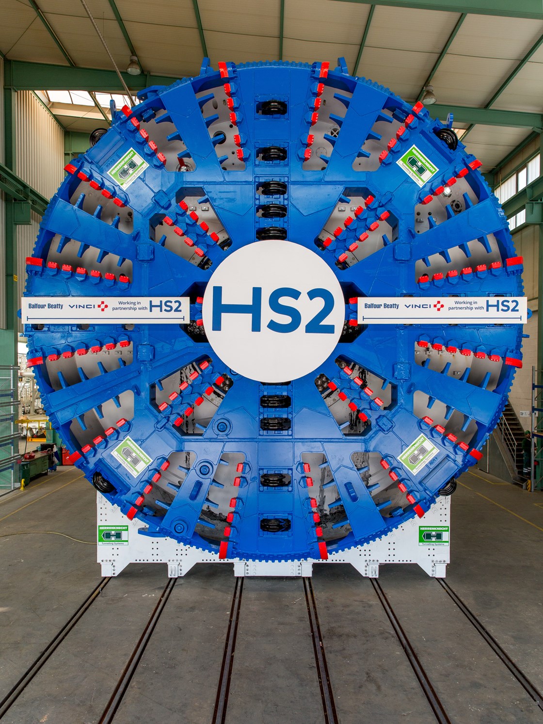 TBM for HS2’s Long Itchington Wood Tunnel: Credit: Herrenknecht/BBV