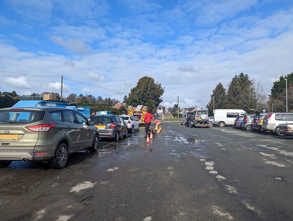 Presteigne Station Fundraising Car Wash: Presteigne Car Wash 04