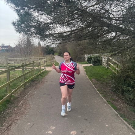 Grace Ashwell marathon training 1