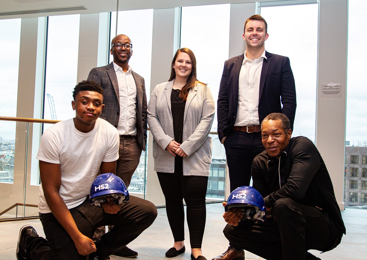 Formerly unemployed Londoners celebrate new year with new careers on HS2: Working together to help unemployed Londoners secure a new career on HS2