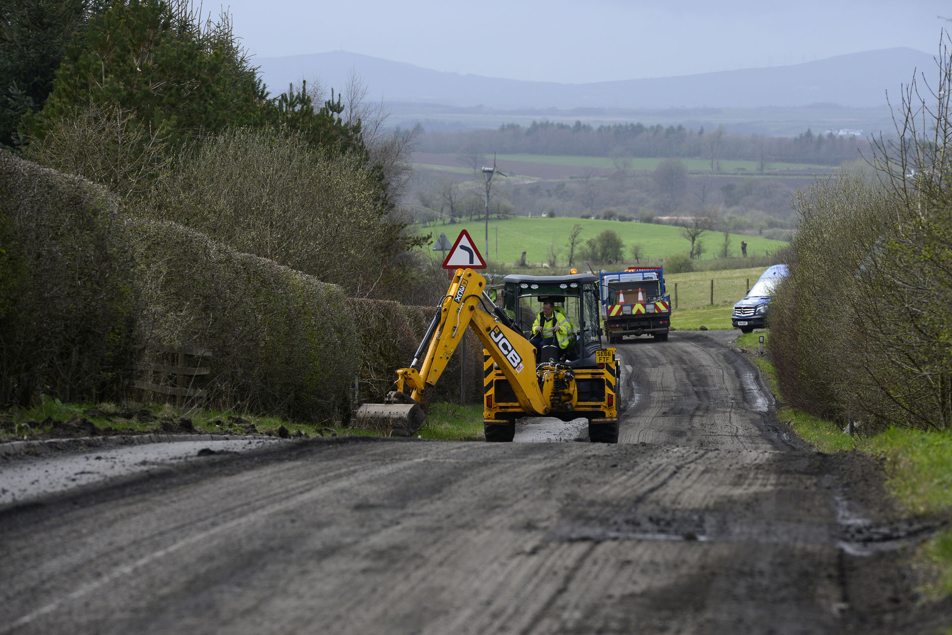 A70 Coalhall resurfacing works weekend closures