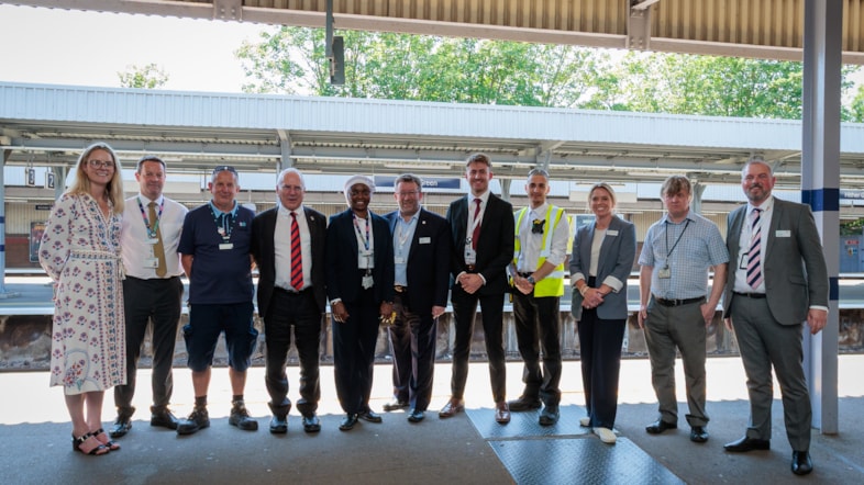 Great British Railways in action – passengers benefit from track and train being united on South Eastern Railway: Hither Green South Eastern Railway launch event-9