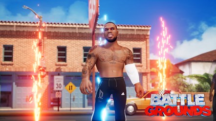 WWE2K BG Laheem Lillard Entrance