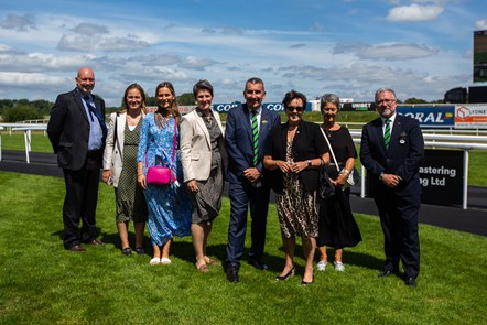Deputy Minister for Arts and Sport Dawn Bowden at Chepstow Racecourse