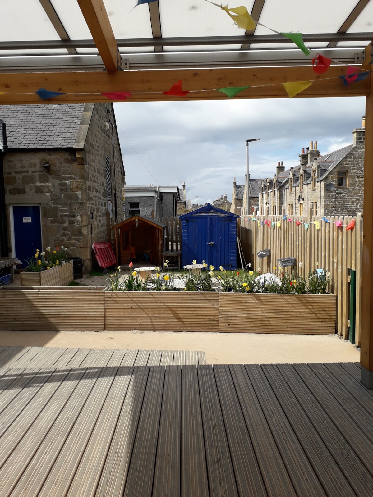 Burghead nursery outdoor area
