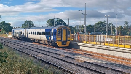 Northumberland Line service in Ashington (1)