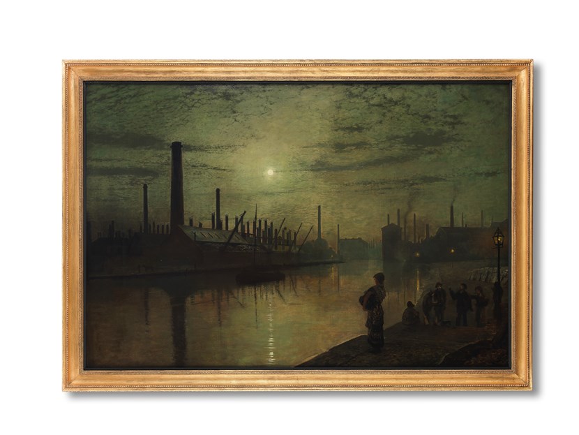 Artist’s captivating moonlit masterpiece comes home to Leeds: ReflectionsontheAirehighres (003)