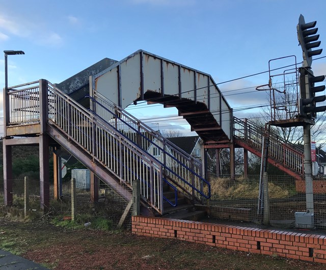 Barassie Station Footbridge before Hi Res-2