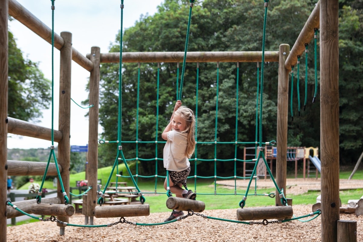 Play area at Lydstep Beach