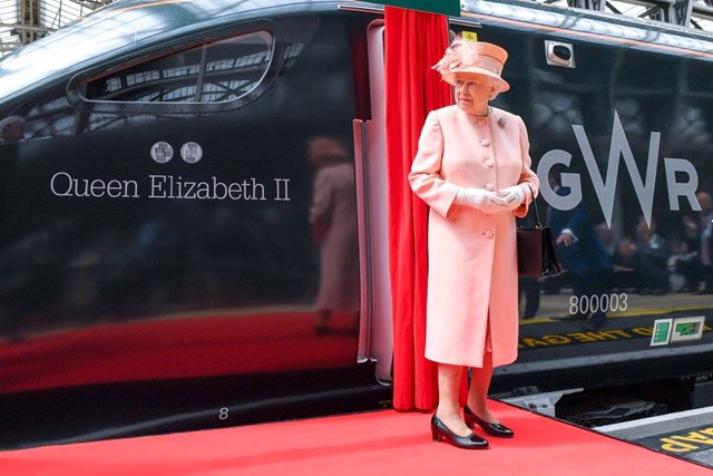 Documentary series continues as the Queen makes a special visit to London Paddington: The Queen named the new IET 'Queen Elizabeth II'