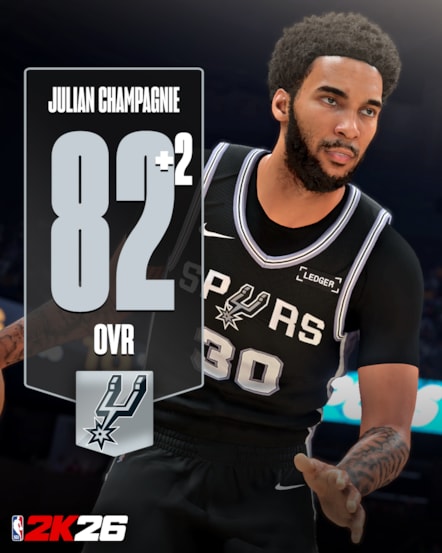 NBA 2K26 Ratings Update 11 - Julian Champagnie