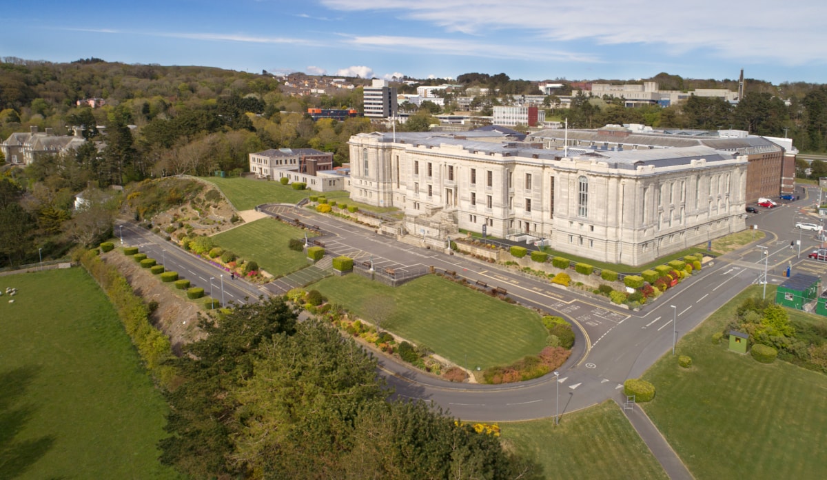 Llyfrgell Genedlaethol Cymru yn Aberystwyth.

Llun gan Llyfrgell Genedlaethol Cymru