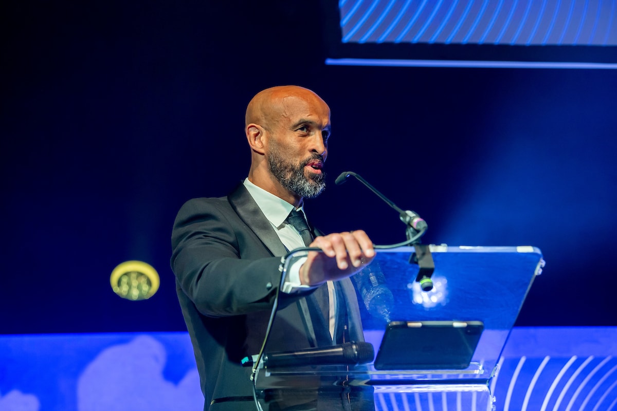 Awards 6: Leeds Rhinos legend and event co-host Jamie Jones-Buchanan.