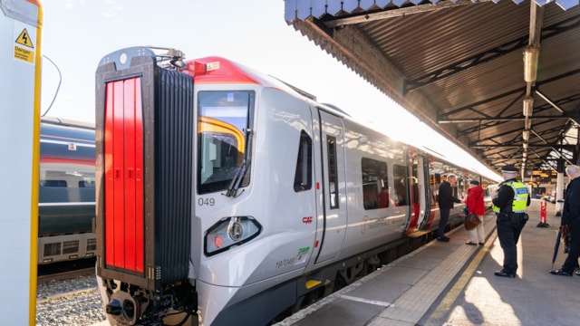 Passengers urged to check before they travel as platform work paves way for new trains in West Wales: Transport for Wales Class 197 train at Carmarthen. Credit: Transport for Wales