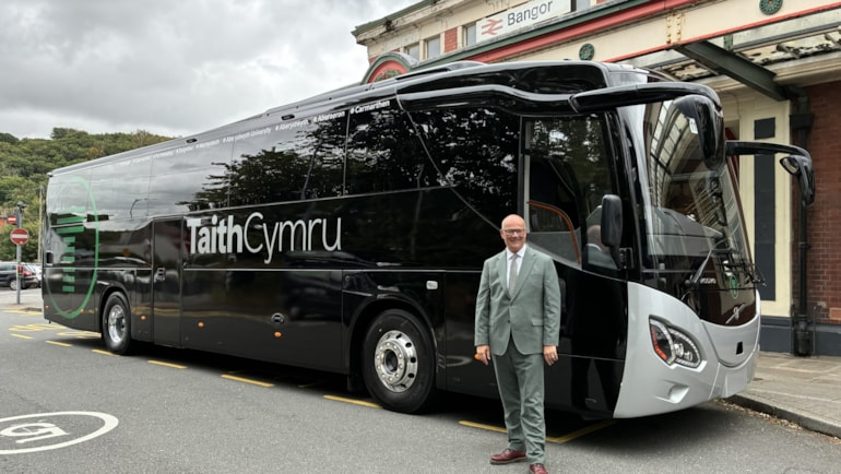 New ‘TaithCymru’ coach service to transform north-south Wales travel