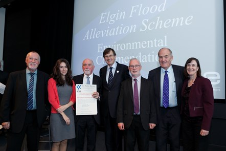 Elgin flood alleviation scheme commended at engineering awards