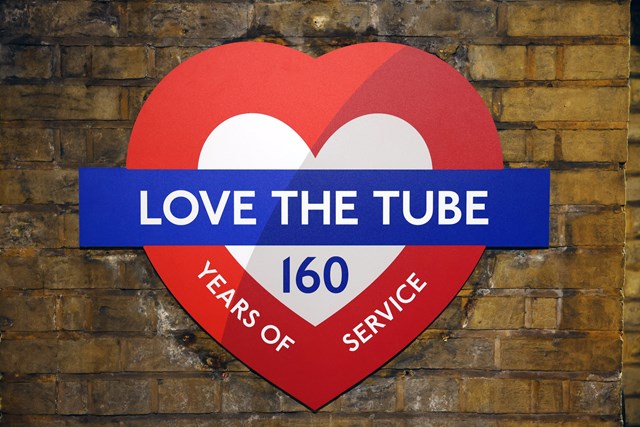 TfL Image - Tube 160 roundel at Baker Street.Podcast