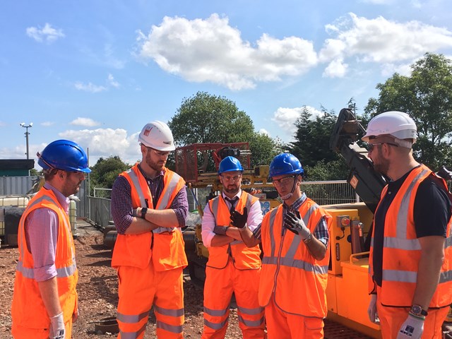 Vale of Glamorgan MP visits Cadoxton station during major upgrade: Alun Cairns MP visit to Cadoxton station