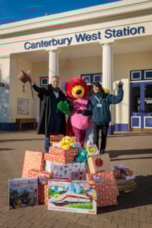 Peter Jenkinson Toyologist and Louise Earl from Demelza and Mood Bear Hope: Peter Jenkinson Toyologist and Louise Earl from Demelza and Mood Bear Hope