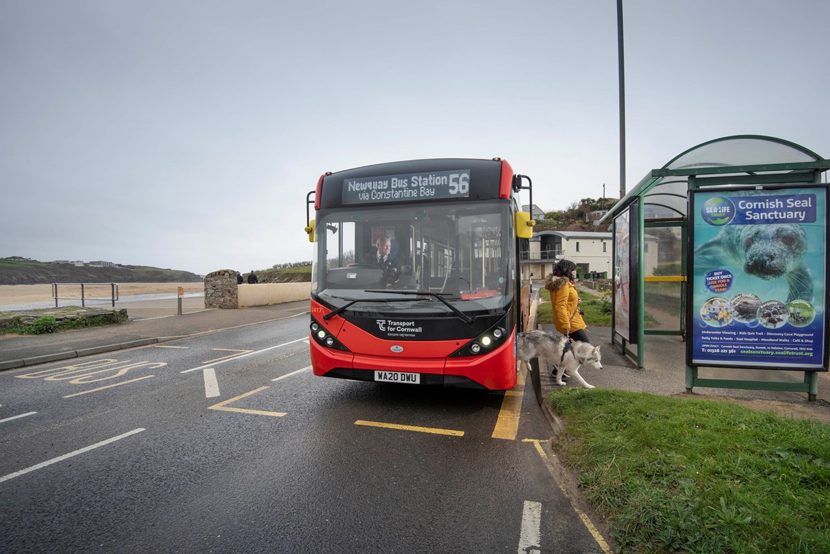 Go Cornwall Bus Newquay 21: Emily Whitfield-Wicks/PA Wire