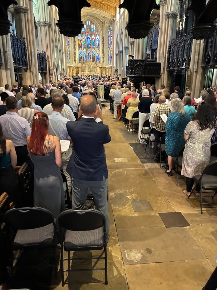 Leeds 400 royal letter: The prestigious letter was read out by HM Lord-Lieutenant of West Yorkshire, Prof Adeeba Malik CBE during a service at Leeds Minster yesterday (Sunday) attended by civic dignitaries, former Leeds Rhinos star Jamie Jones-Buchanan and representatives from Leeds United.