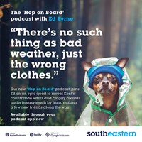 Hop on board with Southeastern: Podcast Campaign Ed Byrne