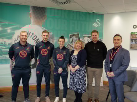 CSE with Swansea staff and Prof Carl Hughes