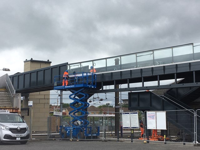 New bridge structure is step towards step-free access at Kilwinning: IMG 4549