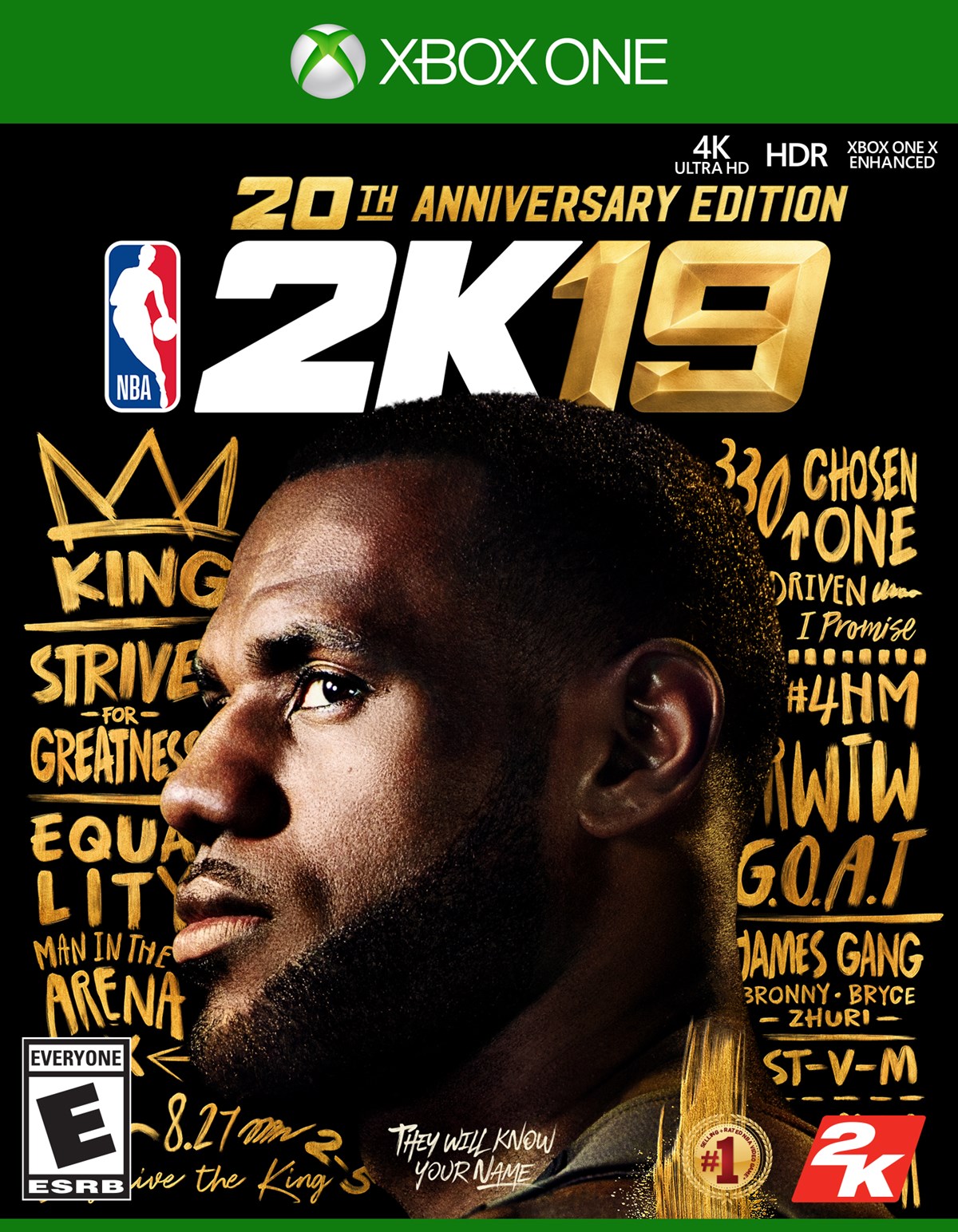 NBA2K19 20AE XB1 FOB (ESRB)