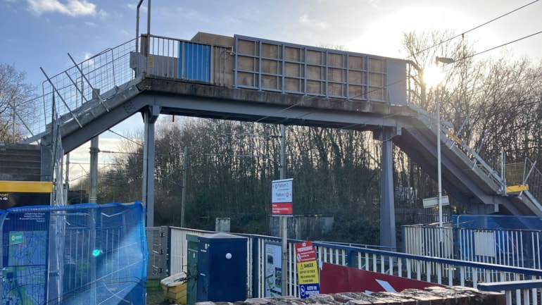 Longport station’s footbridge upgrade faces further delay