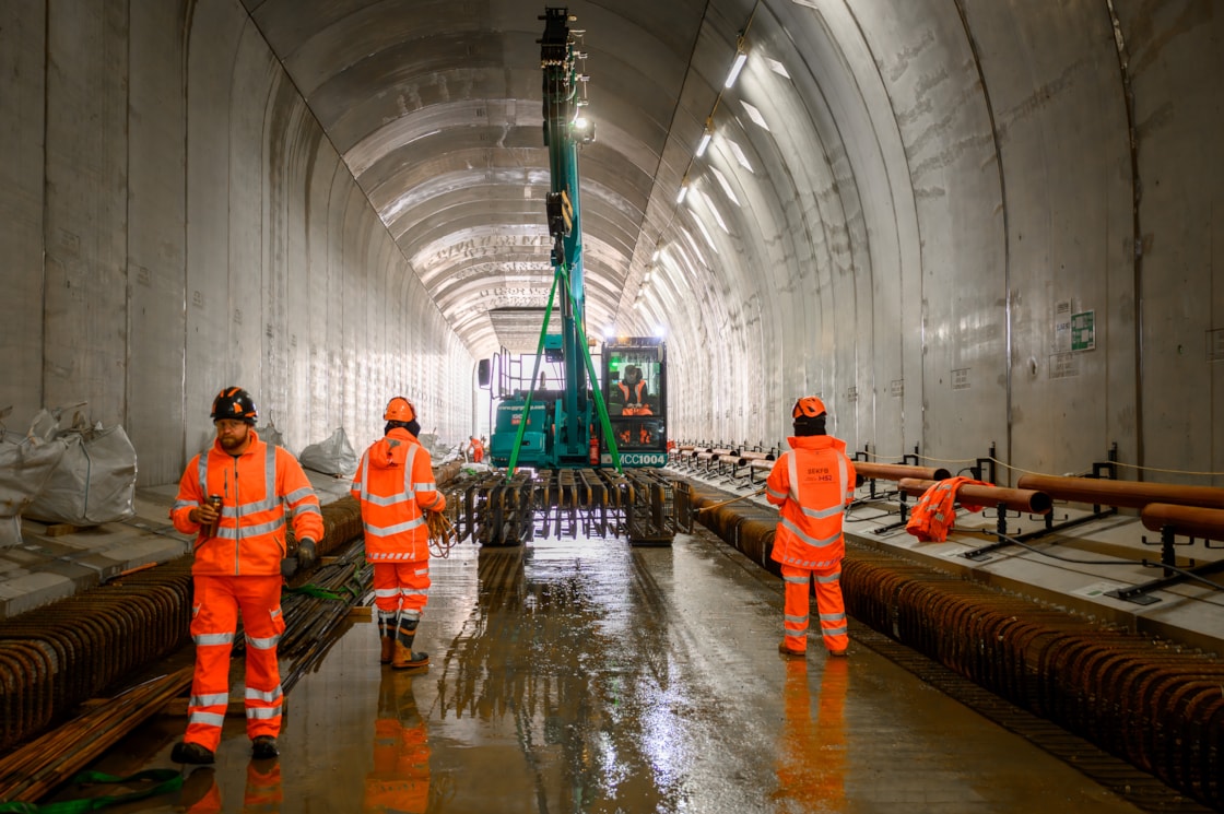 Inside the Chipping Warden tunnel October 2025