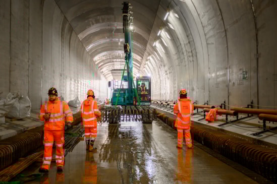 Inside the Chipping Warden tunnel October 2025