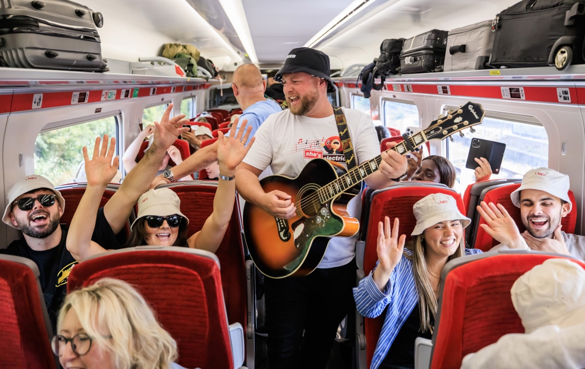 Onboard LNER 'She's Electric' Service