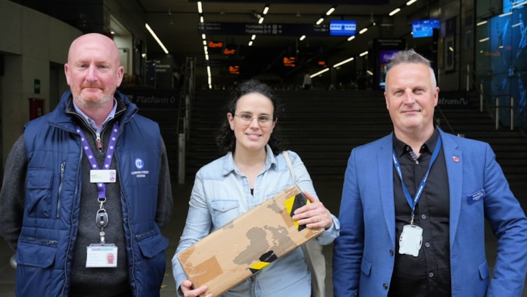 Rail industry launches trial to supply essential items to women’s refuges across the country