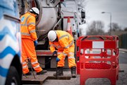 Thames Water Image - Using high pressure water jets to clear a blockage