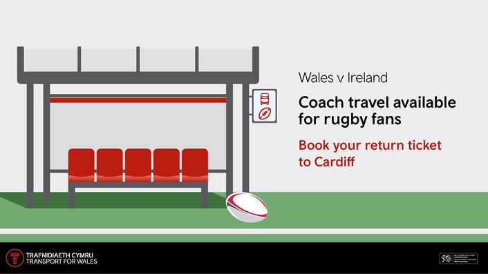 Coaches for capacity Wales V Ireland Cym