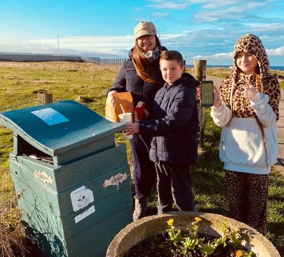 Fraserburgh woman scoops inaugural £250 prize for binning litter: Angela Breward is the first winner of Keep Scotland Beautiful's partnership with LitterLotto