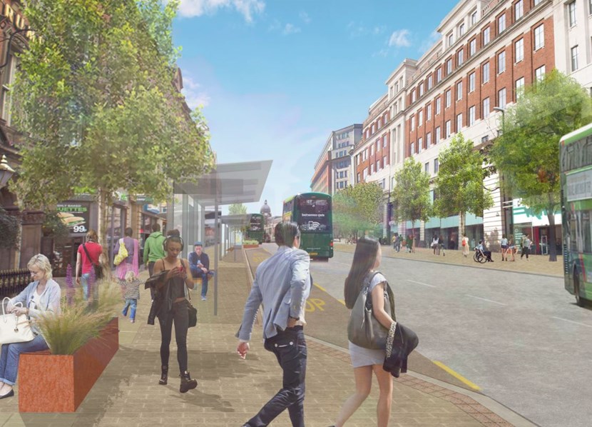 New animation shows how £23m Headrow scheme will look when finished: Headrow - Horse & Trumpet
