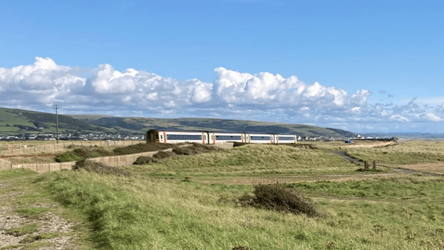 Four-car-trains return to Cambrian Railway Line for first time in six years thanks to collaborative efforts of ‘Local Railways Partnership’: four-car-train on Cambrian line HERO