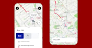 TfL Image - TfL Go Live bus location: TfL Image - TfL Go Live bus location