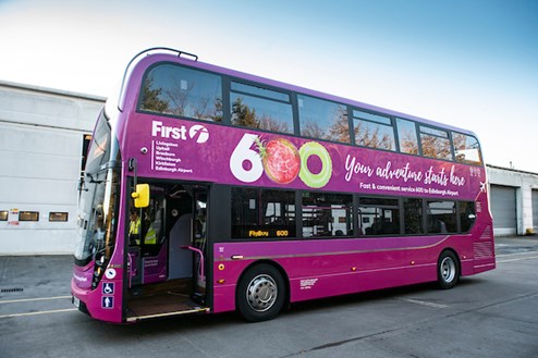 First West Lothian service 600 to Edinburgh Airport
