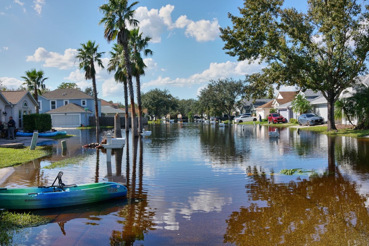 CAT - flooded neighborhood - USAA