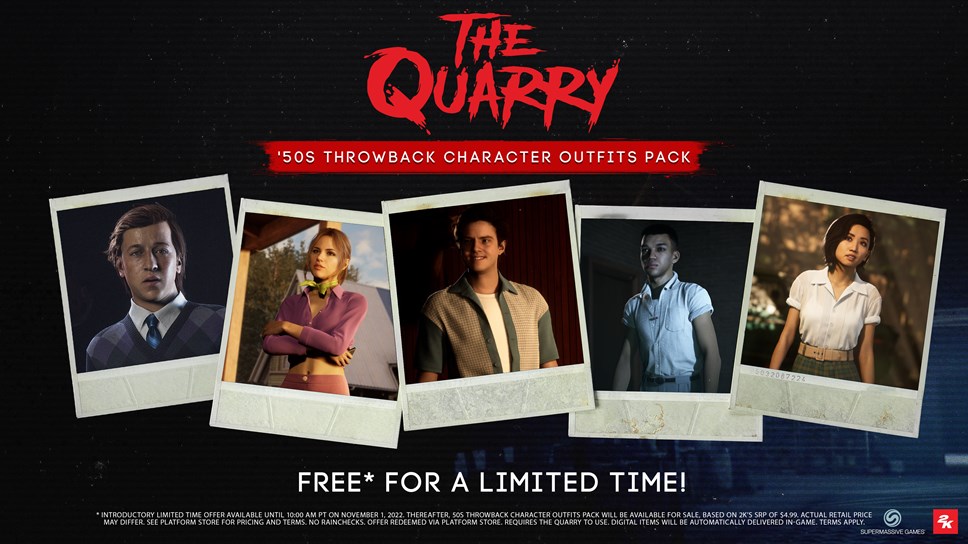 The Quarry Announces '50s Throwback Character Outfits Ahead of